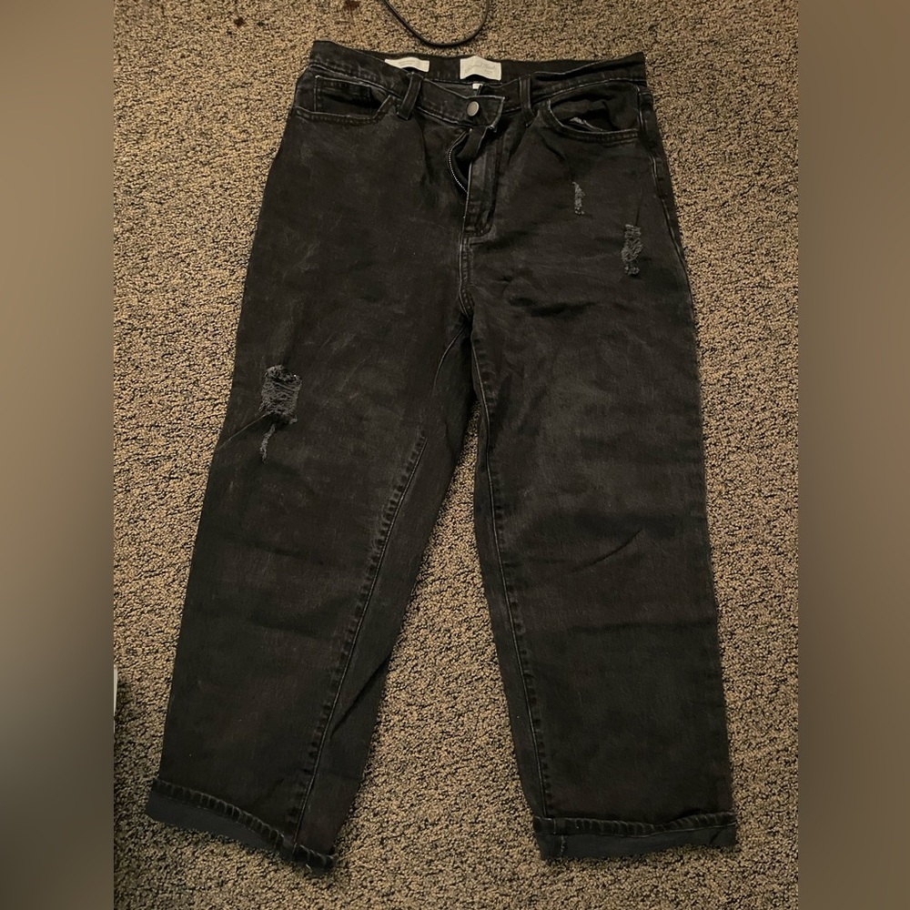 vintage high rise denim pants